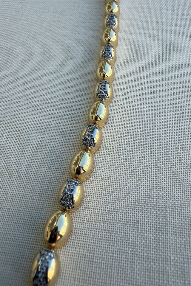 RODYUM KAPLAMA KUYUMCU MODEL BİLEKLİK